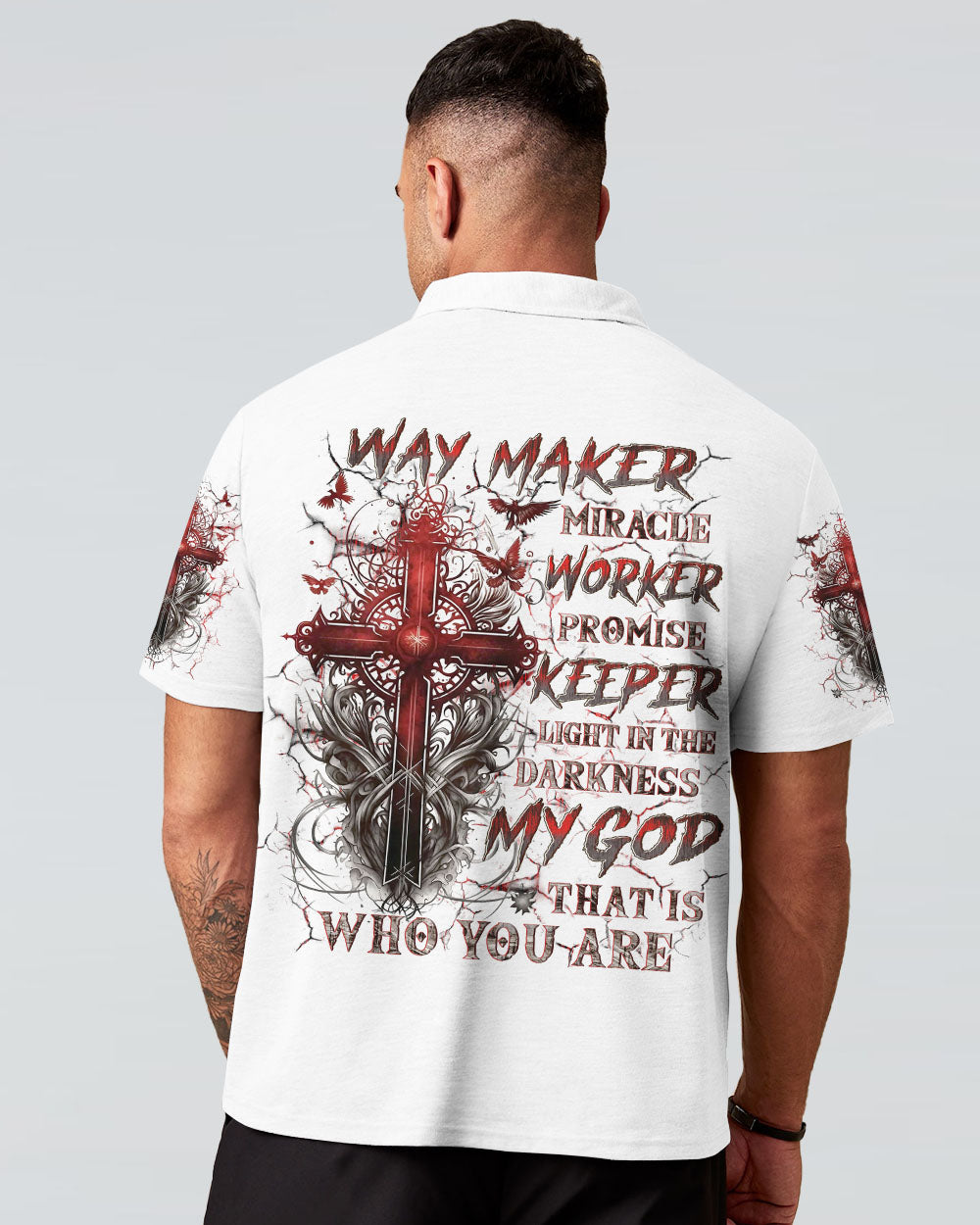 Way Maker Miracle Worker Cross Lion Men's All Over Print Shirt - Yhln1007242