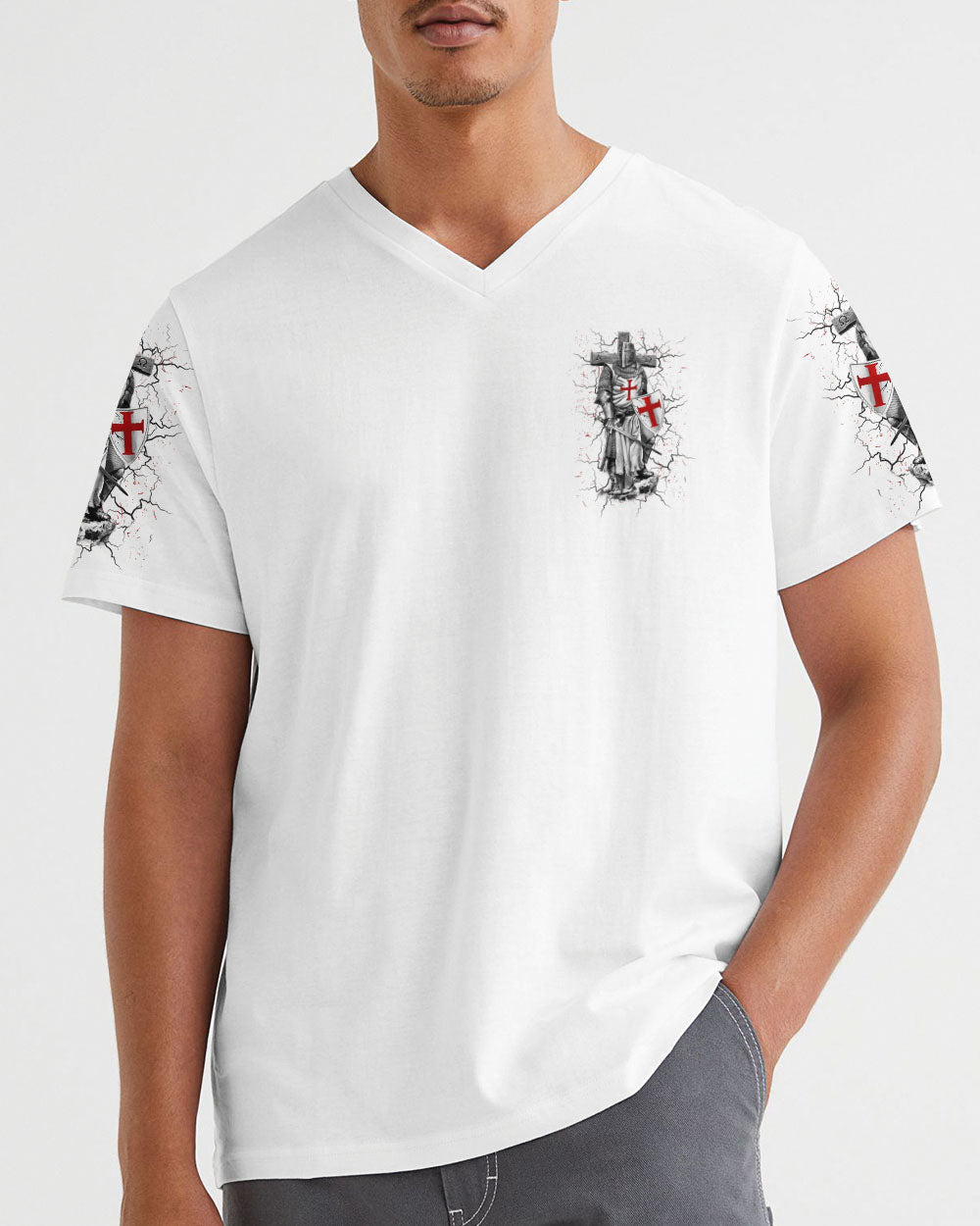 A Warrior Of Christ Men's All Over Print Shirt - Yhln1508241