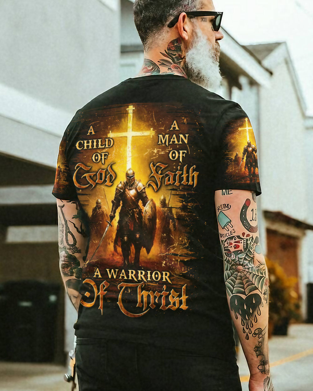 A Warrior Of Christ Men's All Over Print Shirt - Yhln2002253