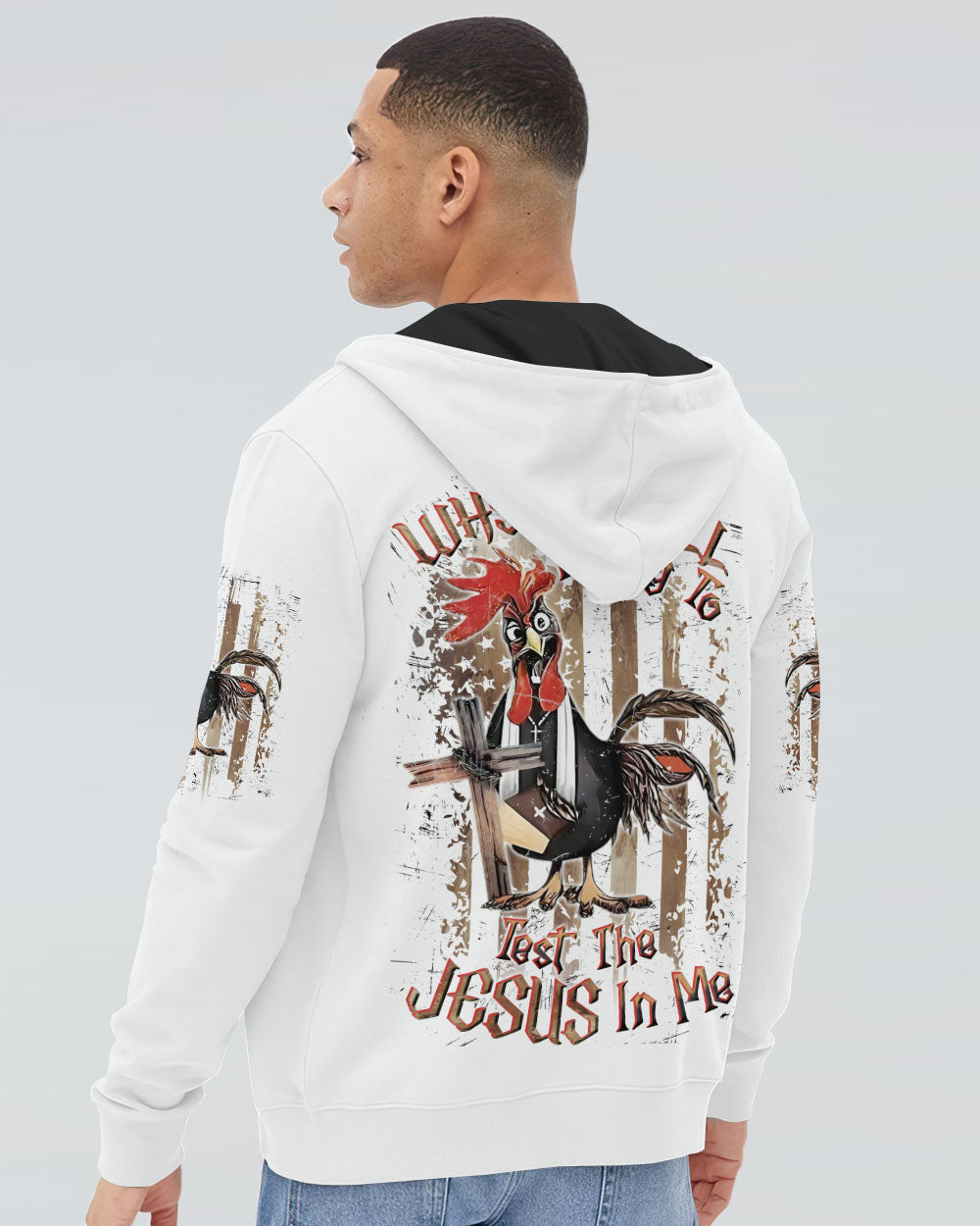 Why You All Trying To Test The Jesus In Me Men's All Over Print Shirt - Yhln2108243