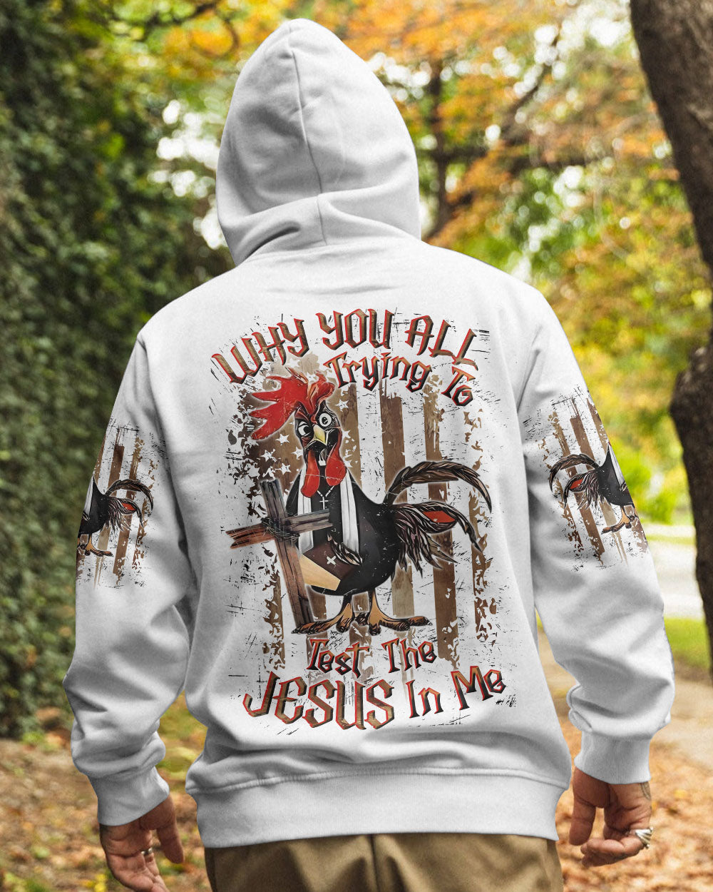 Why You All Trying To Test The Jesus In Me Men's All Over Print Shirt - Yhln2108243