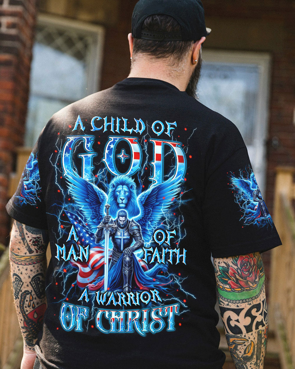 A Warrior Of Christ Men's All Over Print Shirt - Yhln2111242