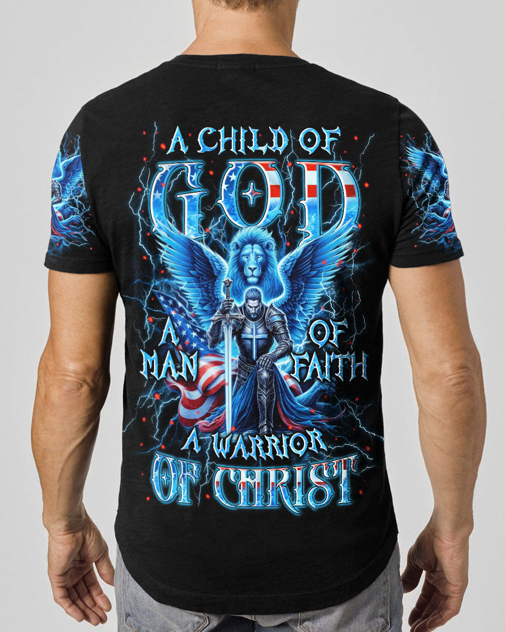 A Warrior Of Christ Men's All Over Print Shirt - Yhln2111242