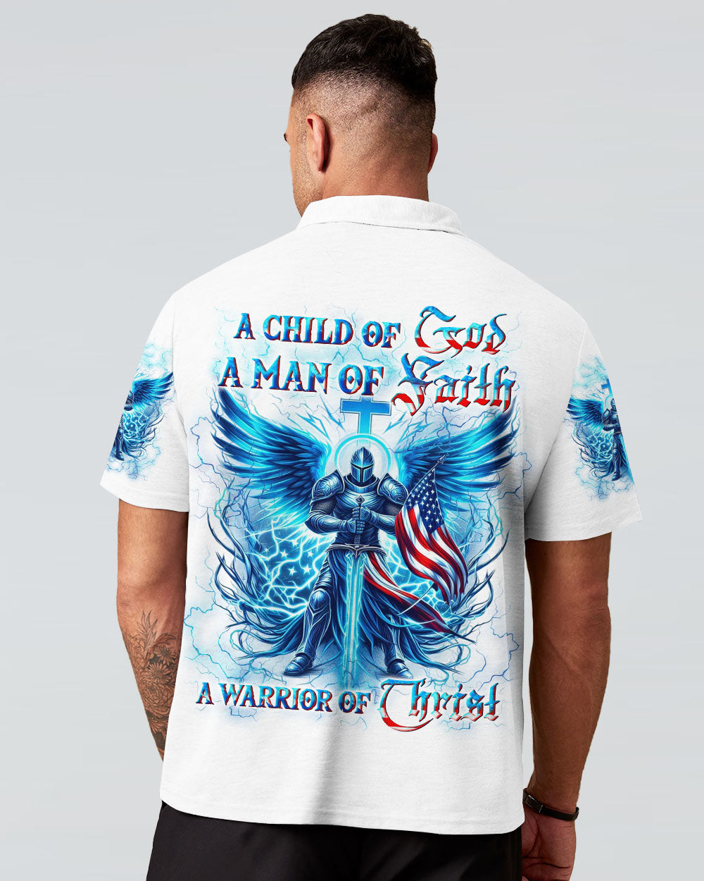 A Warrior Of Christ Men's All Over Print Shirt - Yhln2210242