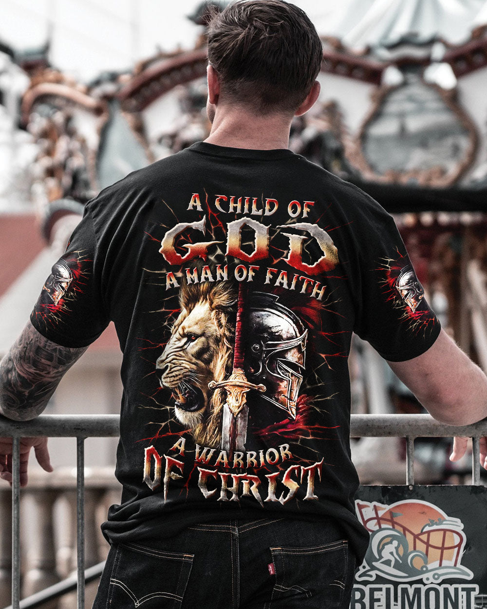 A Warrior Of Christ Men's All Over Print Shirt - Yhln2402253