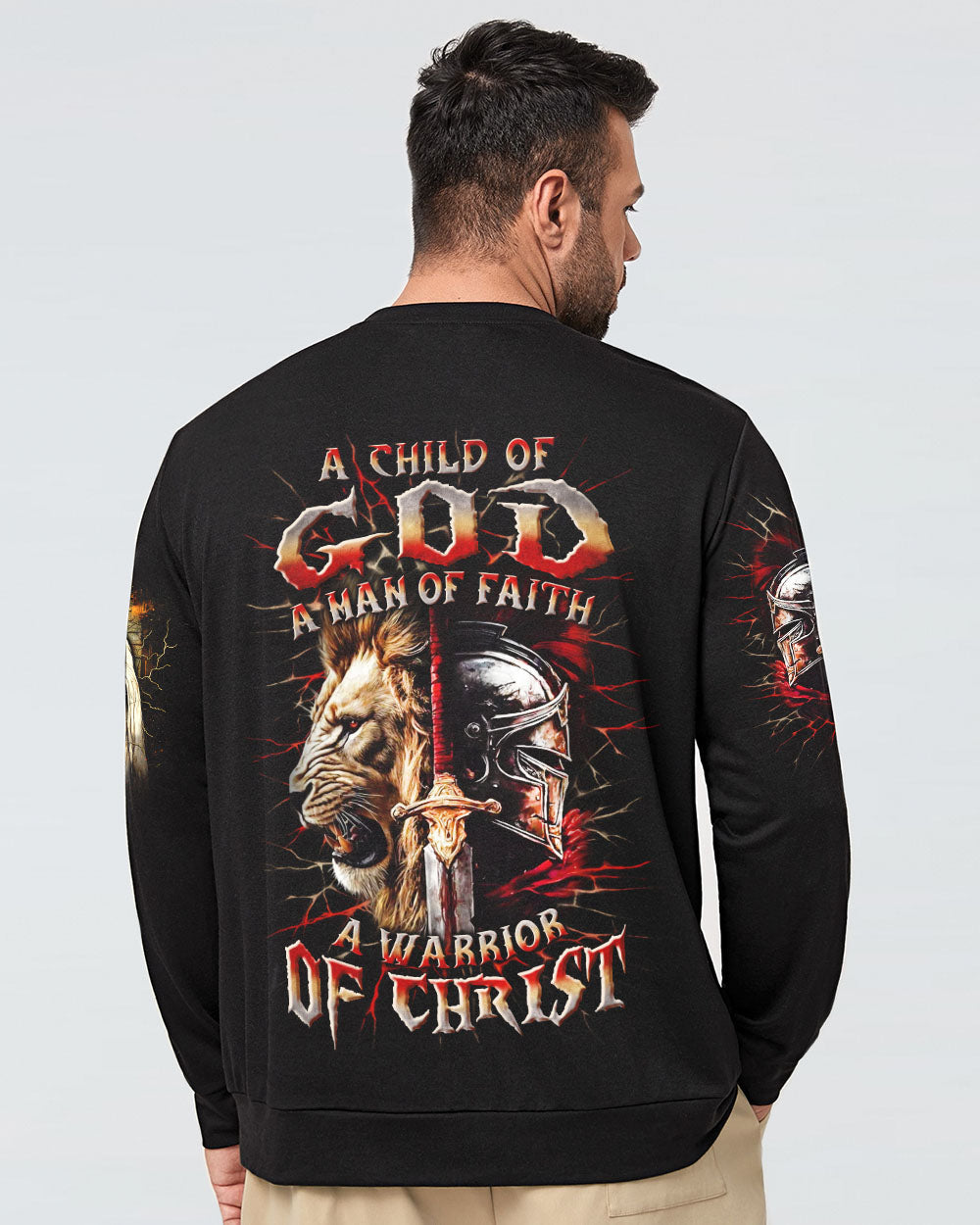 A Warrior Of Christ Men's All Over Print Shirt - Yhln2402253