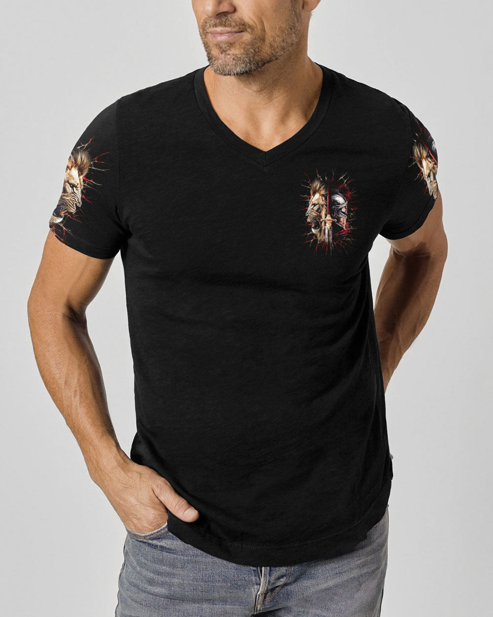 A Warrior Of Christ Men's All Over Print Shirt - Yhln2402253