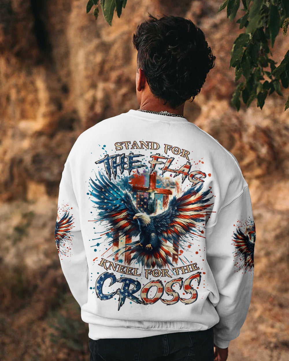 Stand For The Flag Kneel For The Cross Men's All Over Print Shirt - Yhln2709243