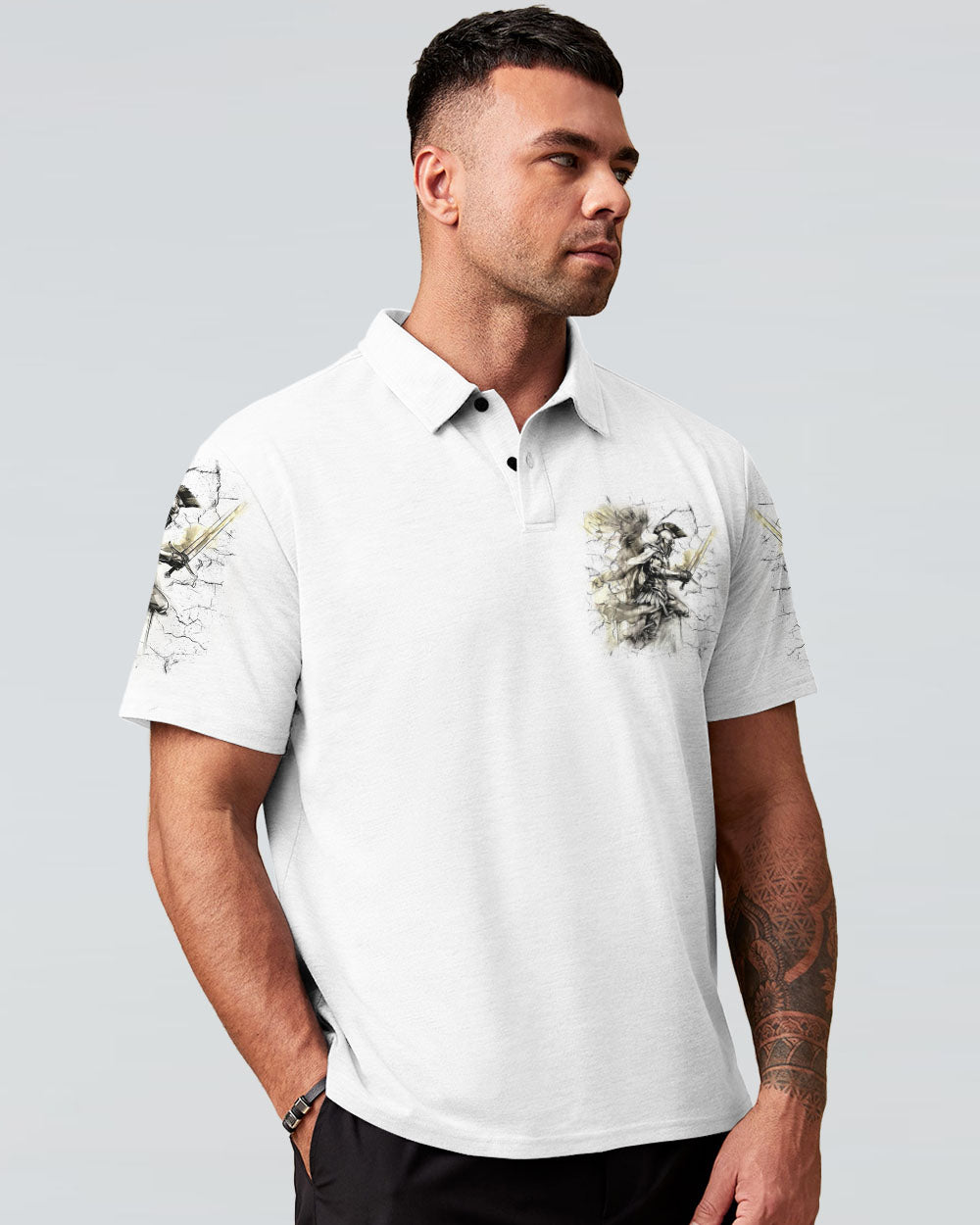 Be Strong And Courageous Men's All Over Print Shirt - Yhln3107241