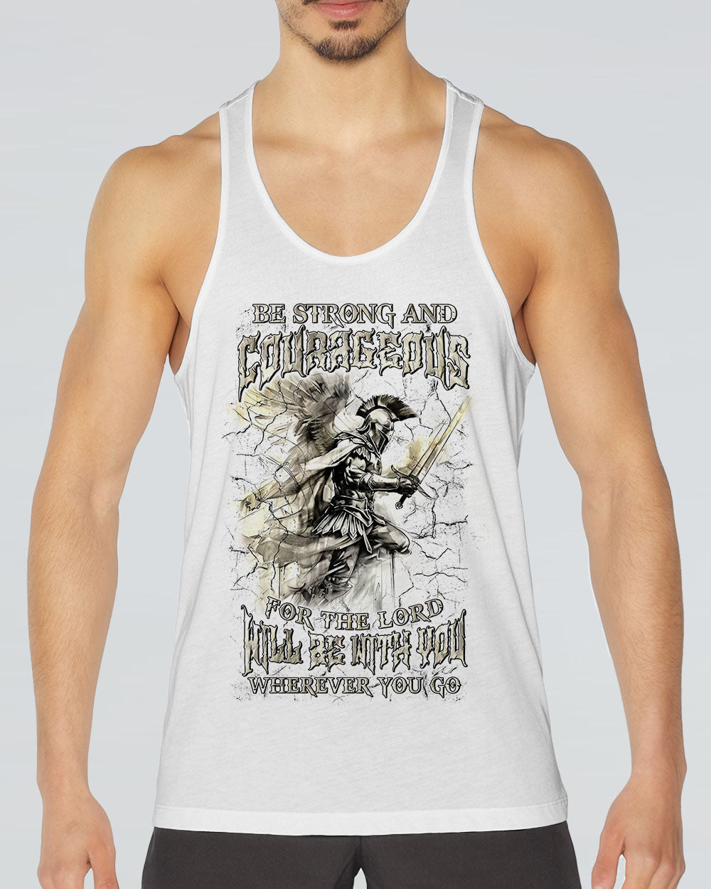 Be Strong And Courageous Men's All Over Print Shirt - Yhln3107241