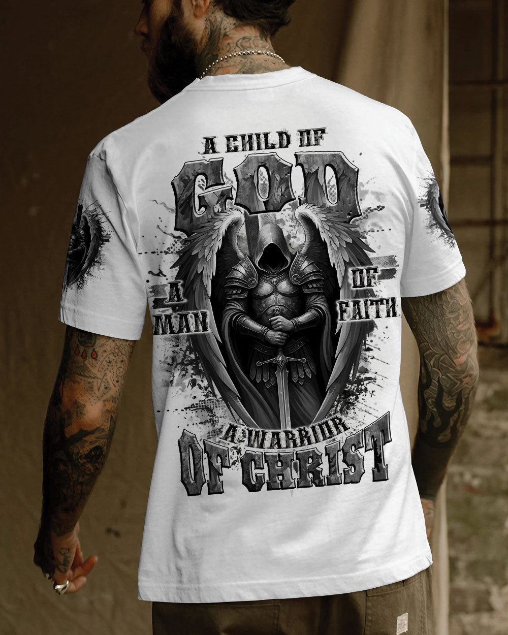 A Warrior Of Christ Men's All Over Print Shirt - Yhlt0302251