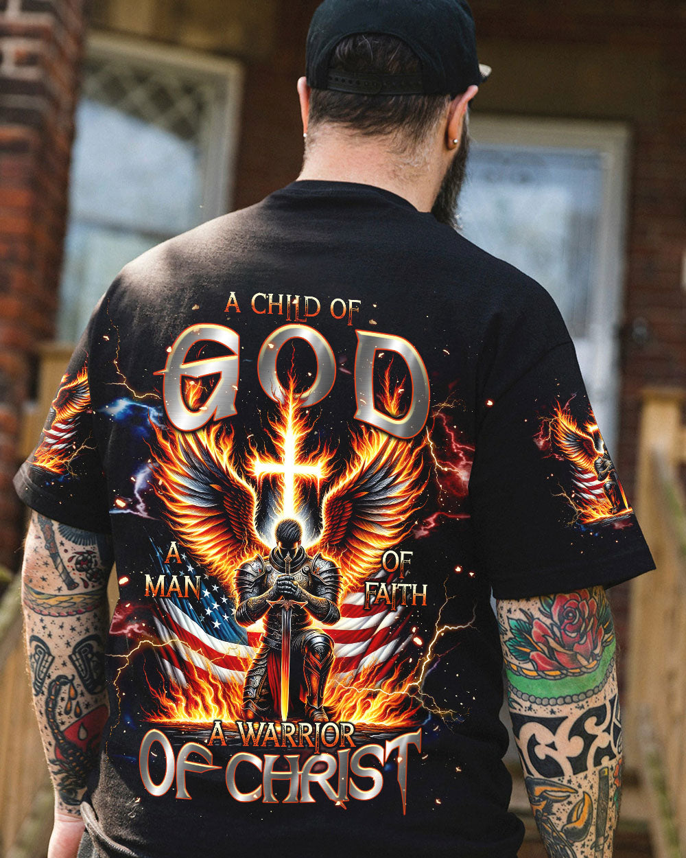 A Warrior Of Christ Men's All Over Print Shirt - Tlnt1208242