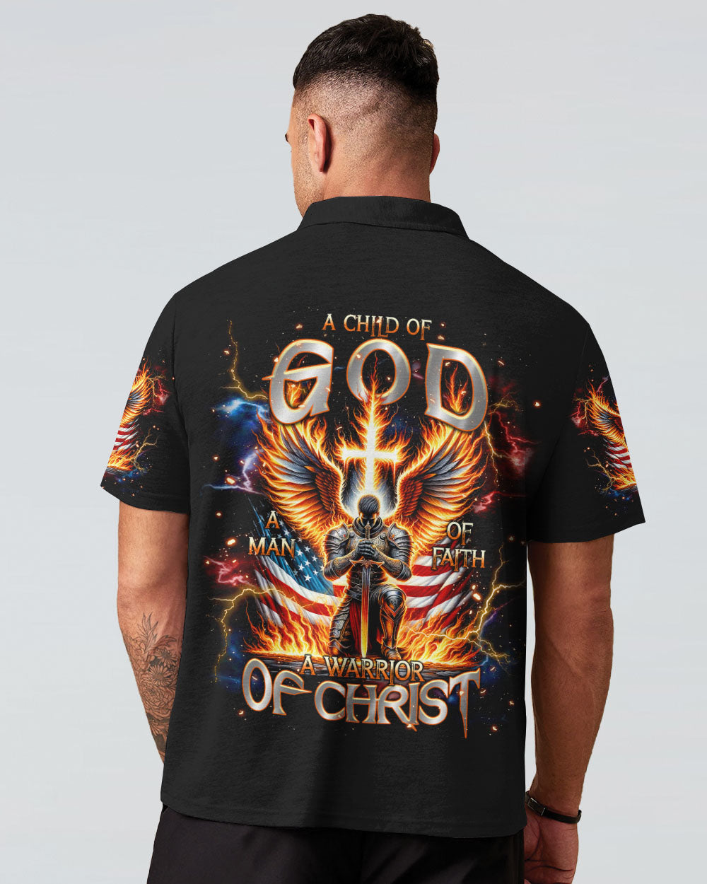 A Warrior Of Christ Men's All Over Print Shirt - Tlnt1208242