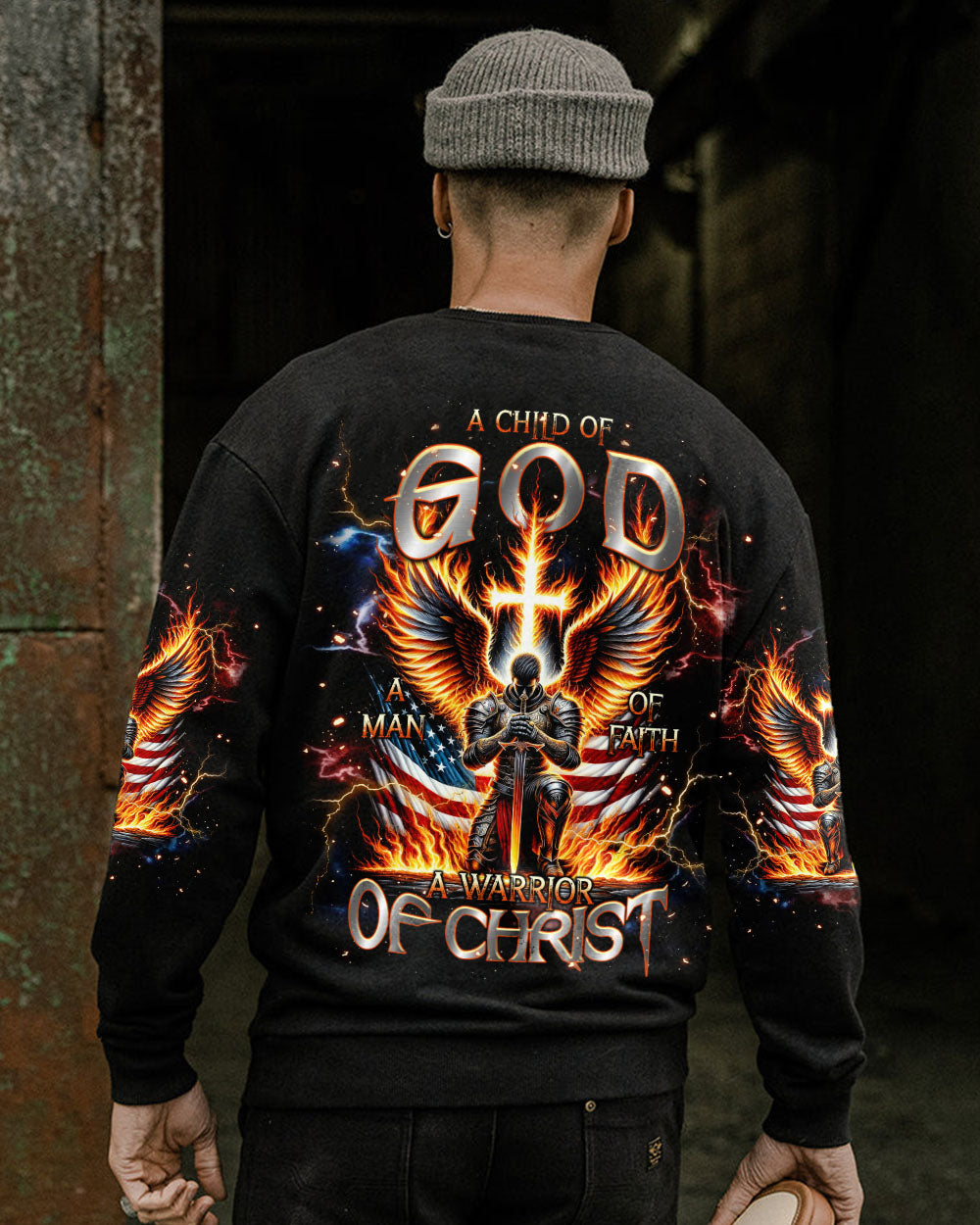 A Warrior Of Christ Men's All Over Print Shirt - Tlnt1208242