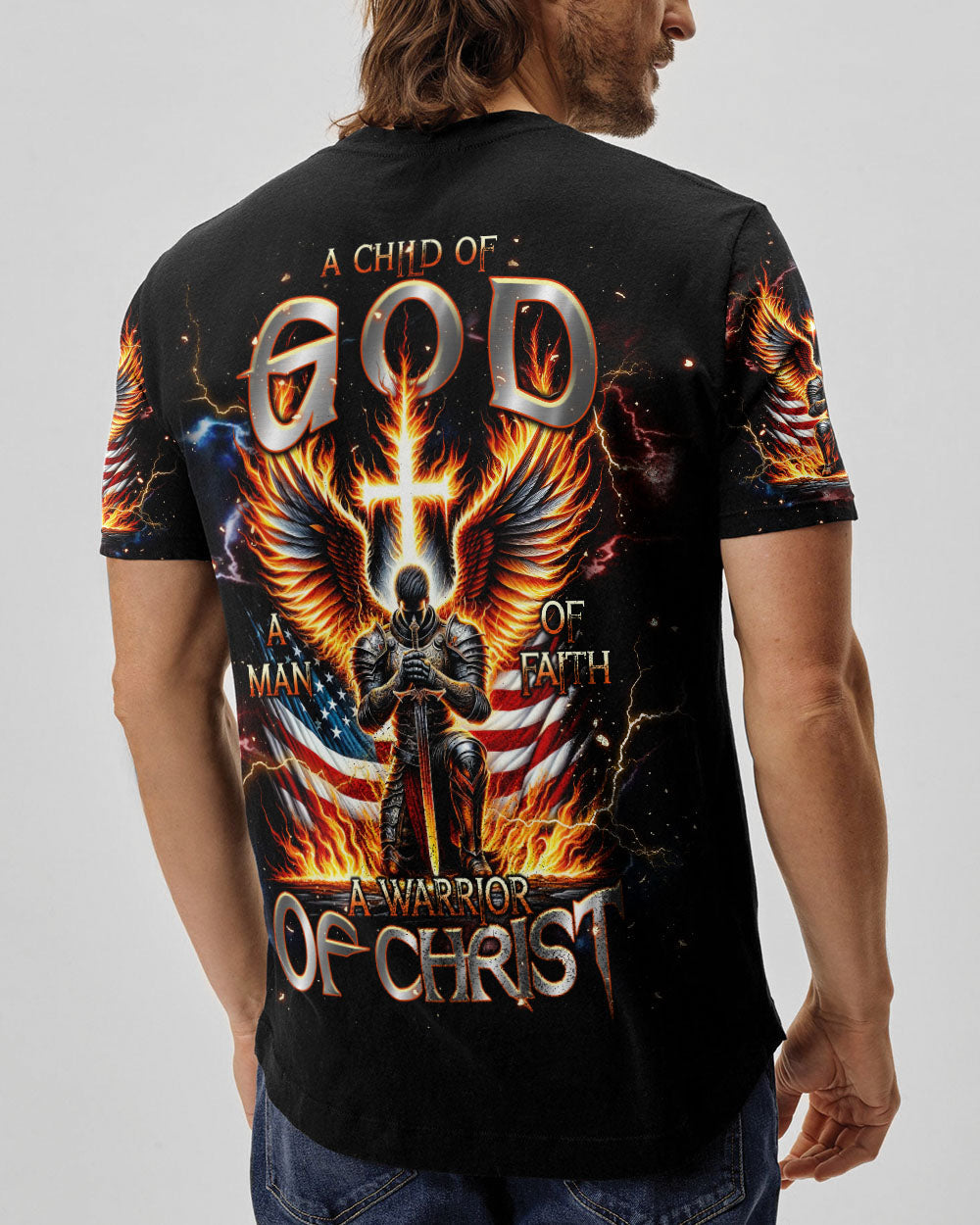 A Warrior Of Christ Men's All Over Print Shirt - Tlnt1208242