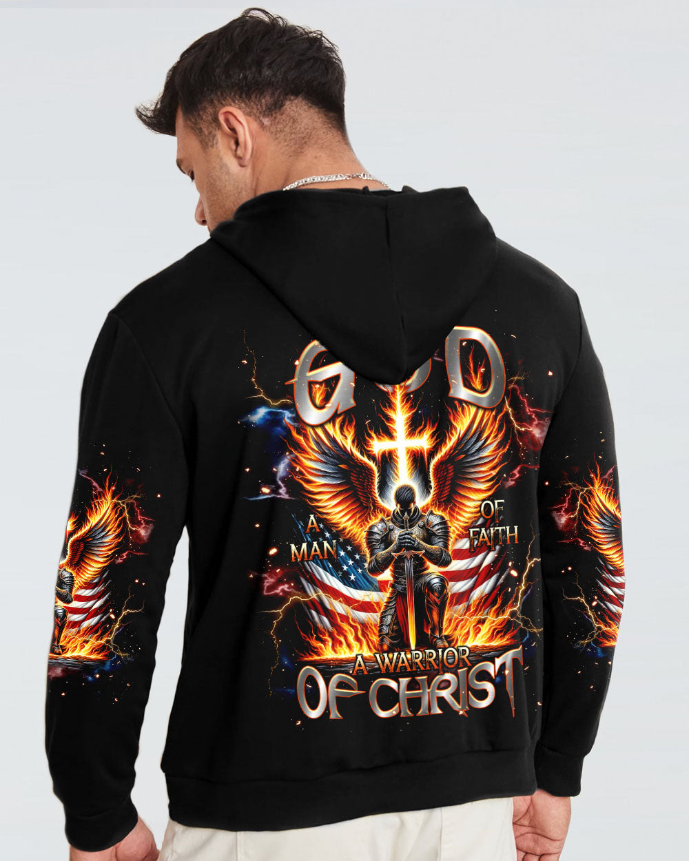 A Warrior Of Christ Men's All Over Print Shirt - Tlnt1208242