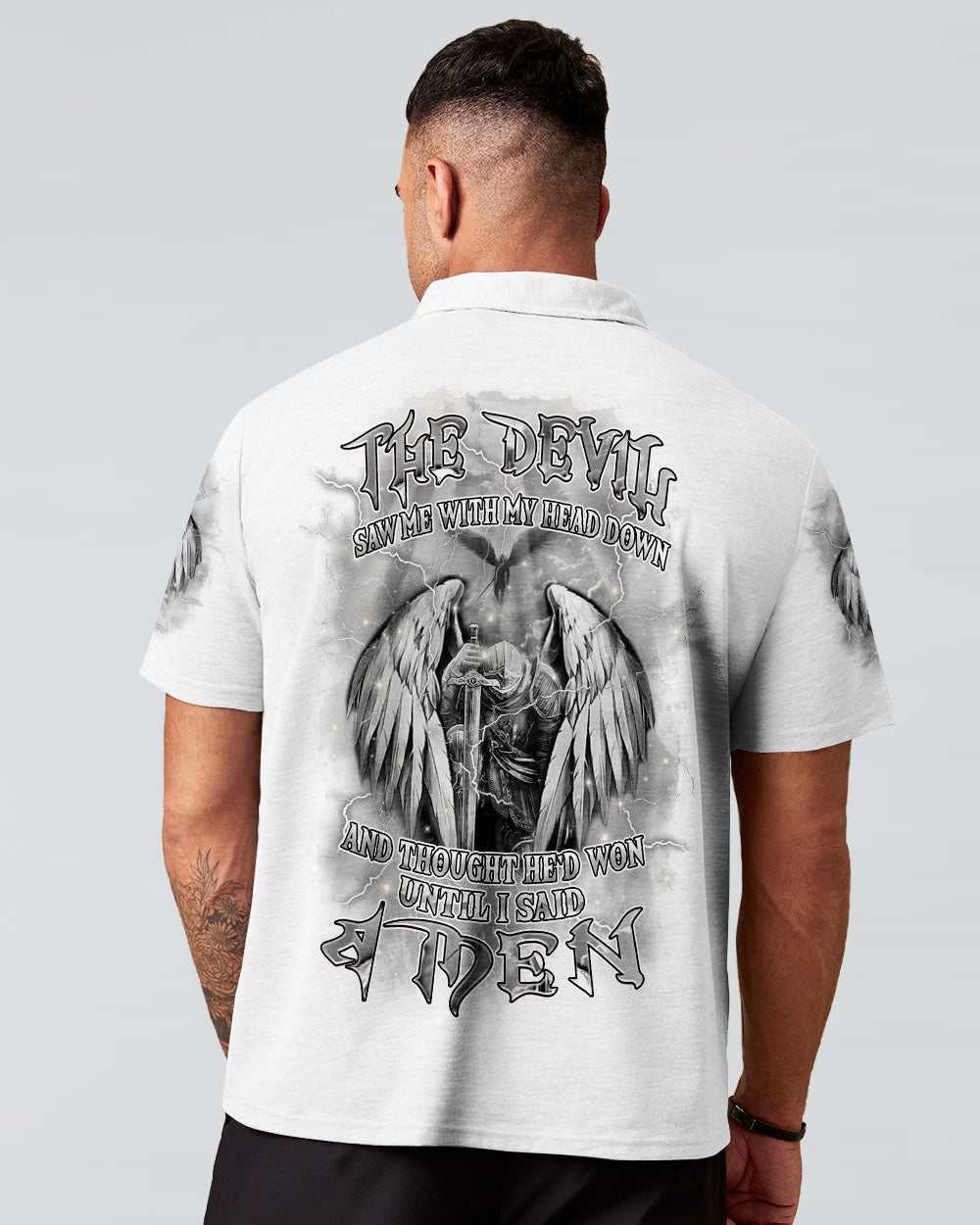 The Devil Saw Me With My Head Down Men's All Over Print Shirt - Yhhn0708243