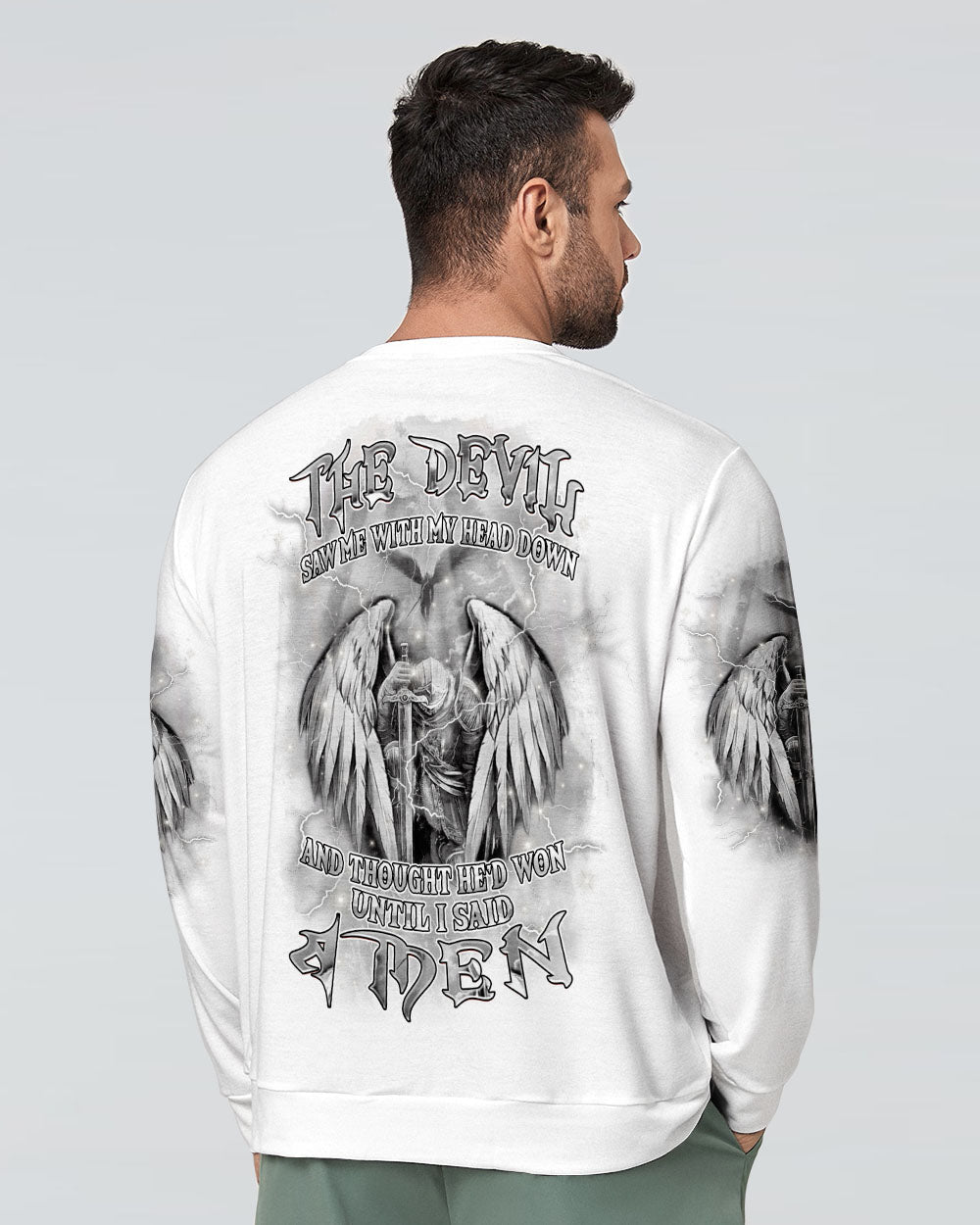 The Devil Saw Me With My Head Down Men's All Over Print Shirt - Yhhn0708243