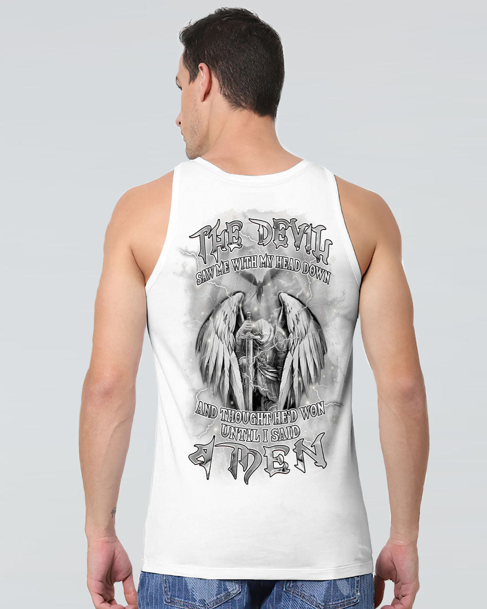 The Devil Saw Me With My Head Down Men's All Over Print Shirt - Yhhn0708243