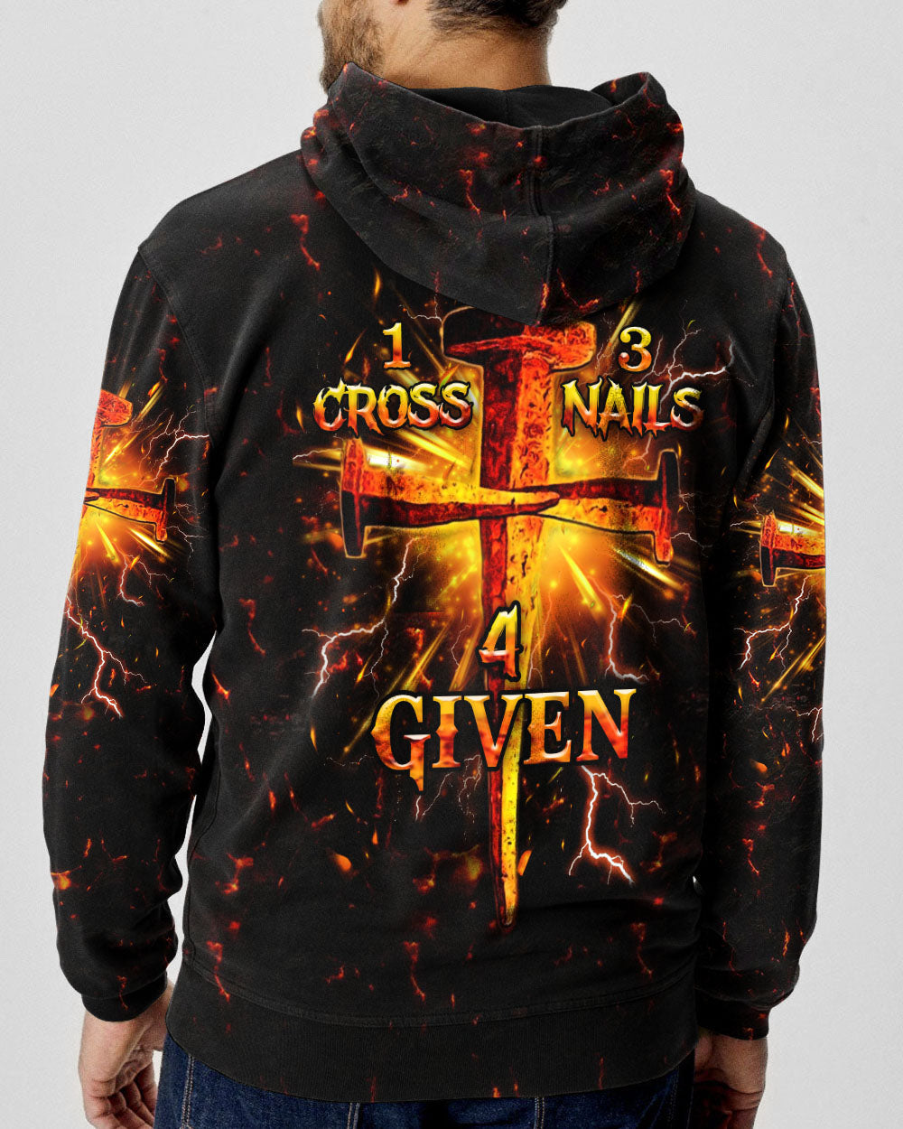 1 Cross 3 Nails 4 Given Men's All Over Print Shirt - Yhhn0801253