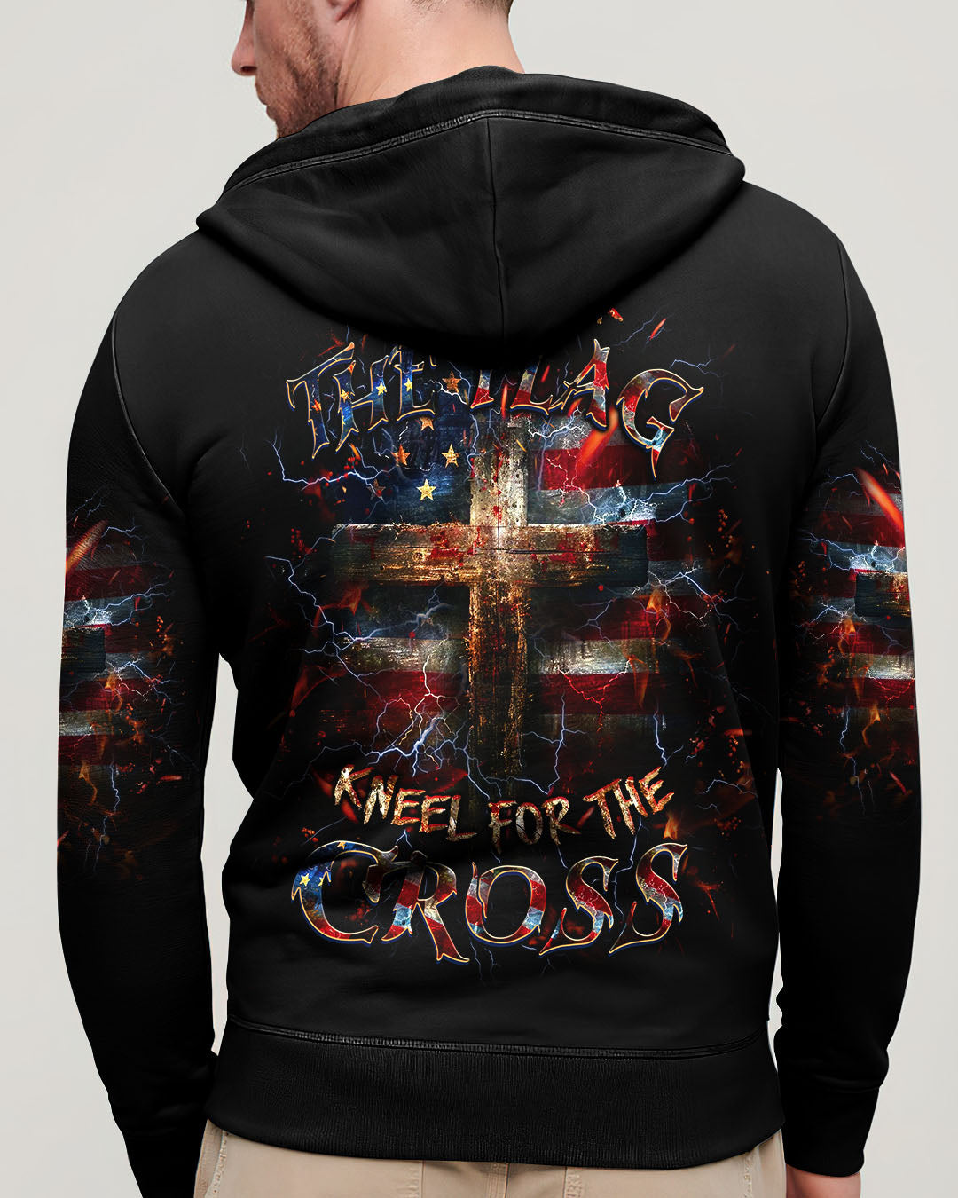 Stand For The Flag Kneel For The Cross Men's All Over Print Shirt - Yhlt2712243