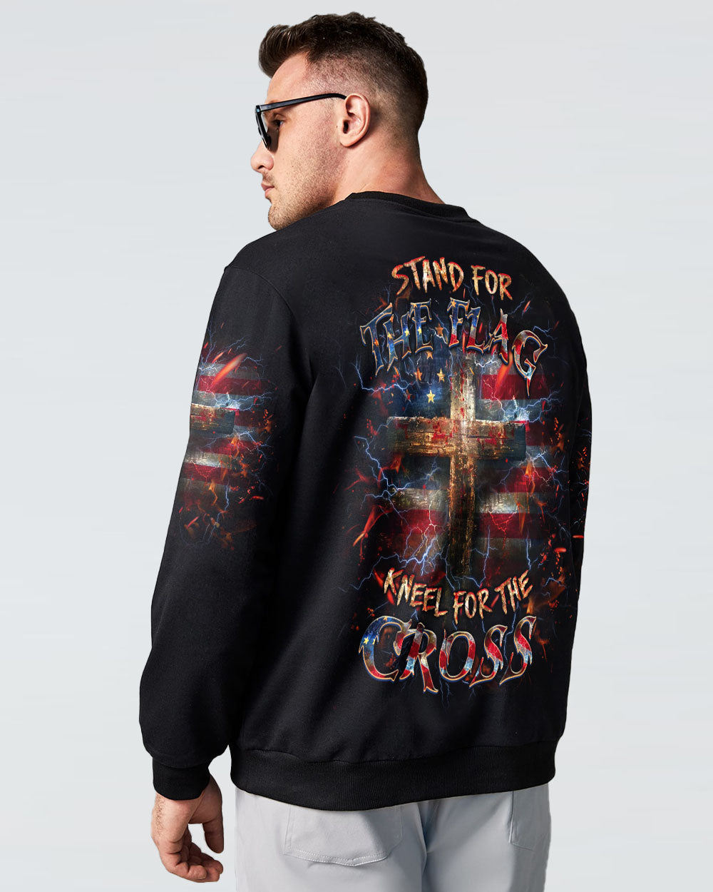 Stand For The Flag Kneel For The Cross Men's All Over Print Shirt - Yhlt2712243