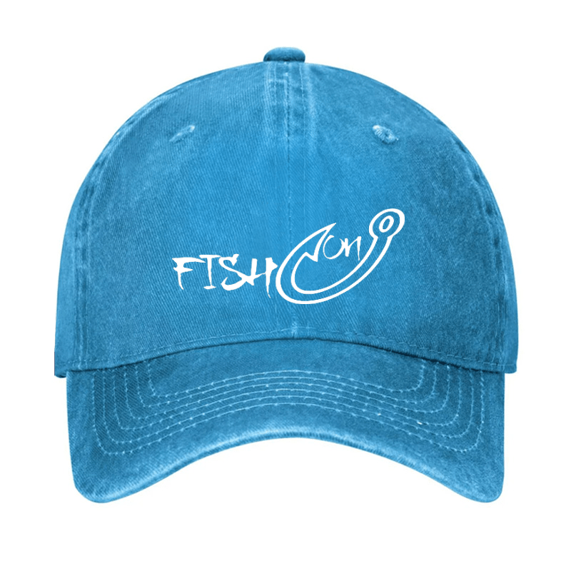 Fish On Funny Fishing Cap