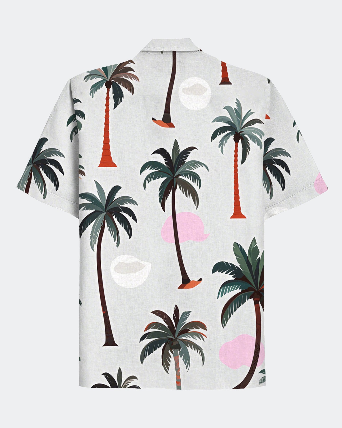 Men's Hawaii Coconut Grove Print Short Sleeve Shirt