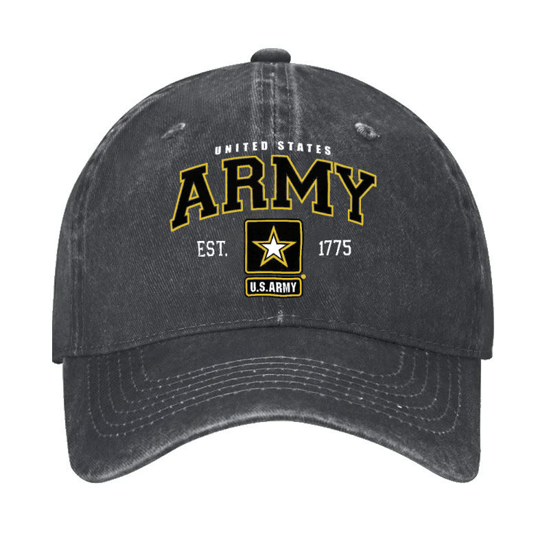 US Army Veteran Pride Military United States Graphic Cap (Free Customization)