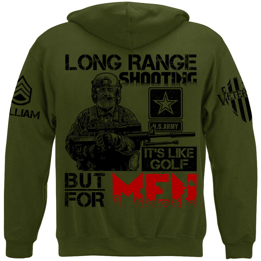 Long Range Shooting Like Golf But For Men Vr2 2nd Amendment Veteran Rifle Shooting Shirt Gift For Veteran H2511 Trna