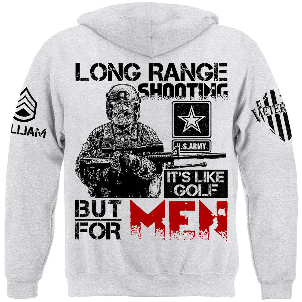 Long Range Shooting Like Golf But For Men Vr2 2nd Amendment Veteran Rifle Shooting Shirt Gift For Veteran H2511 Trna