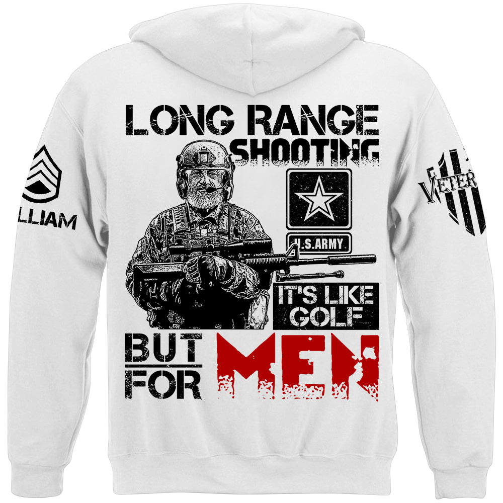 Long Range Shooting Like Golf But For Men Vr2 2nd Amendment Veteran Rifle Shooting Shirt Gift For Veteran H2511 Trna