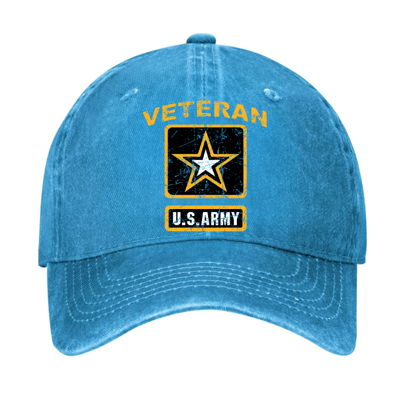 US Army Veteran Cap (Free Customization)