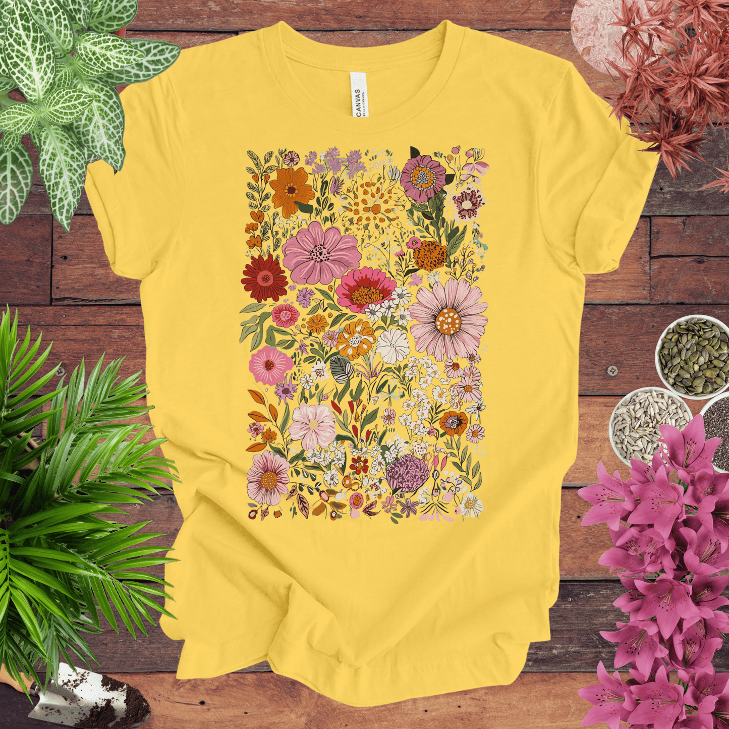 Colorful Wildflower Garden T-Shirt