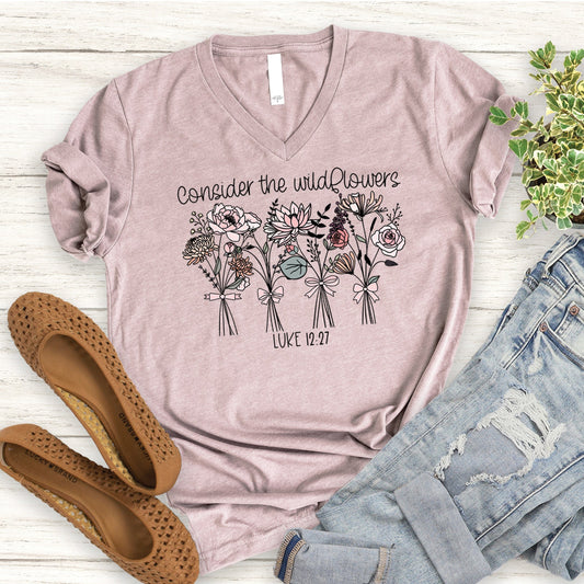 Consider the Wildflowers V-Neck