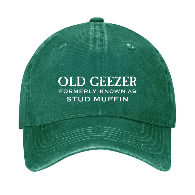 Funny Old Geezer Formerly Known As Stud Muffin Cap (Free Customization)