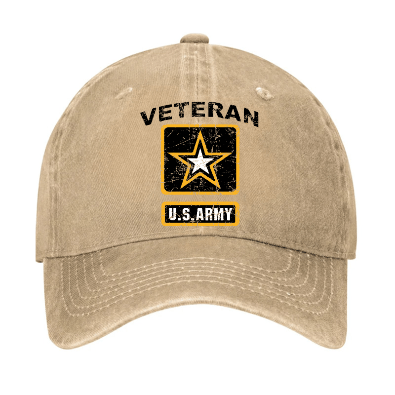 US Army Veteran Cap (Free Customization)