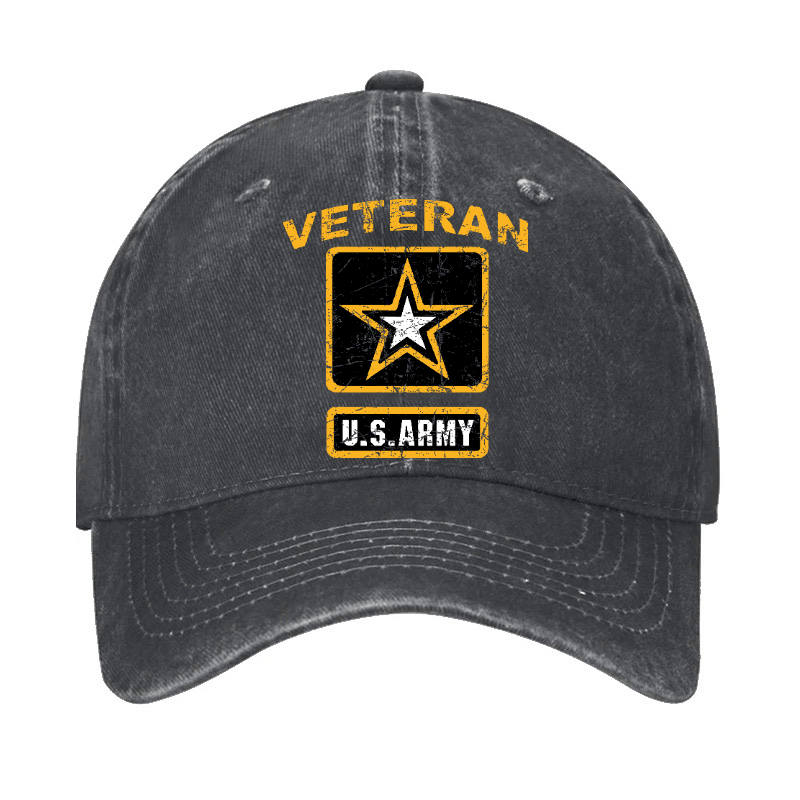 US Army Veteran Cap (Free Customization)