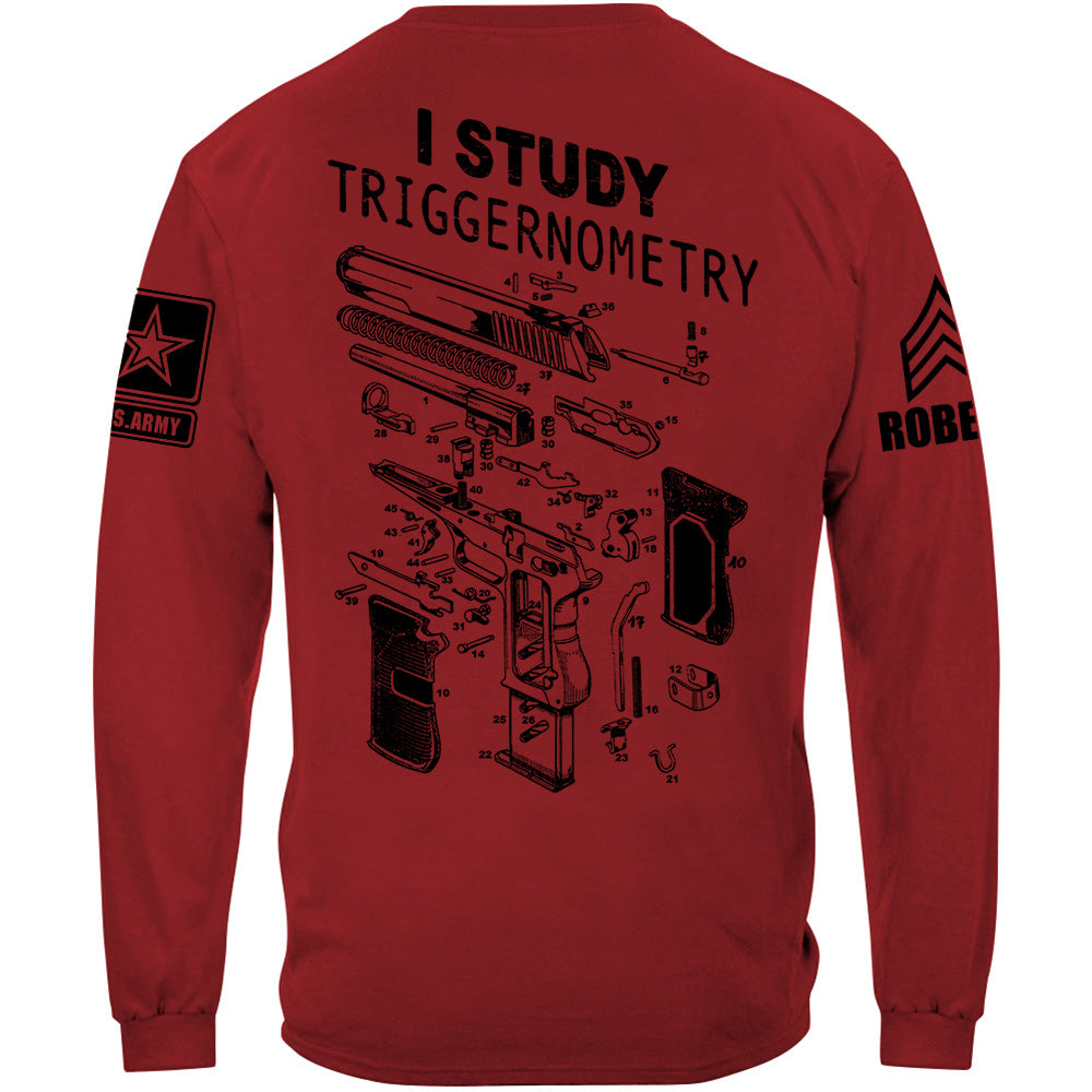 I Study Triggernometry Custom Shirt For US Military Veteran H2511