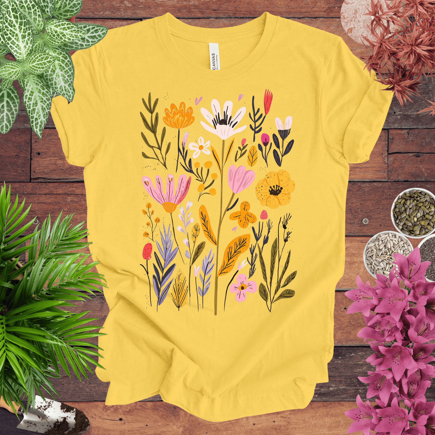 Whimsical Floral Bouquet T-Shirt