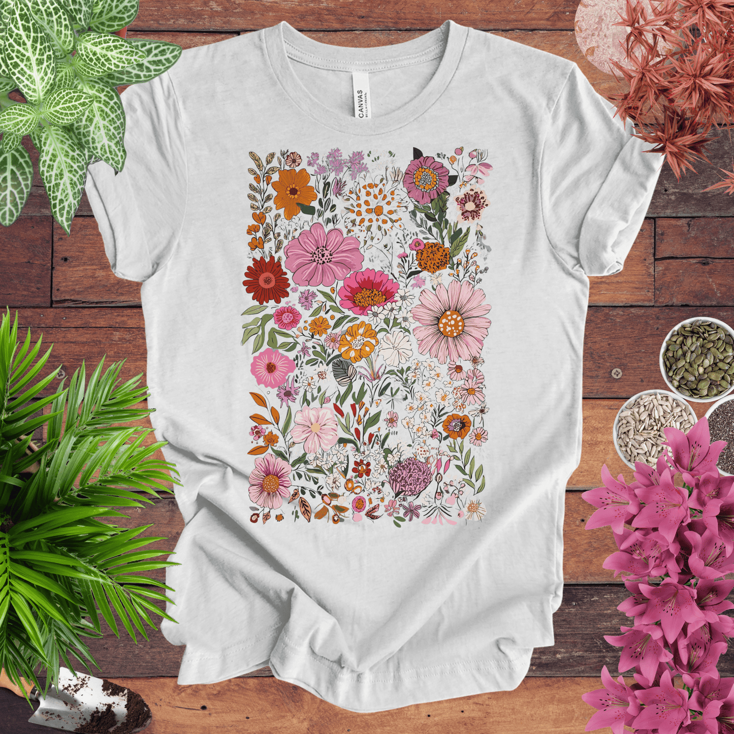 Colorful Wildflower Garden T-Shirt