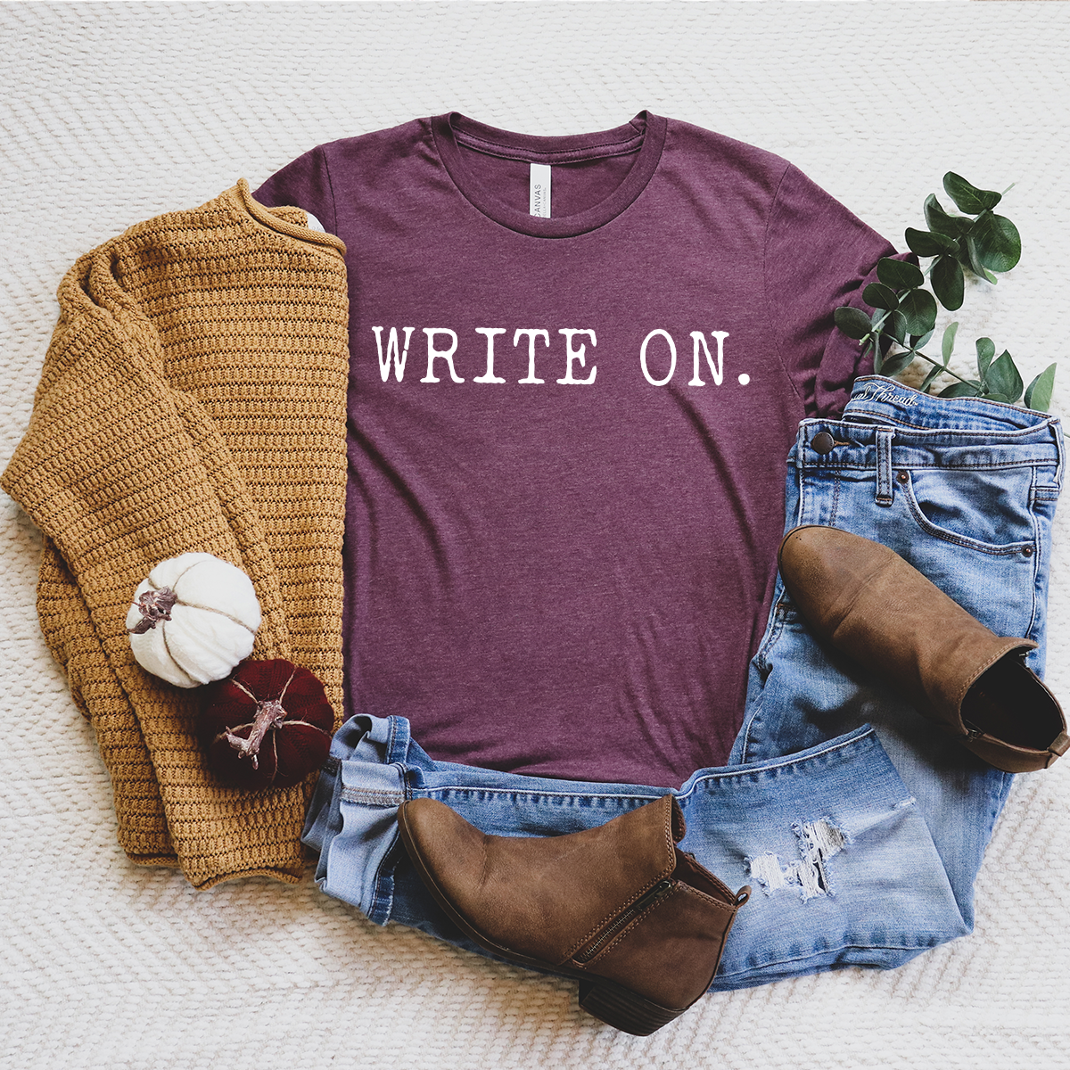 write on unisex tee