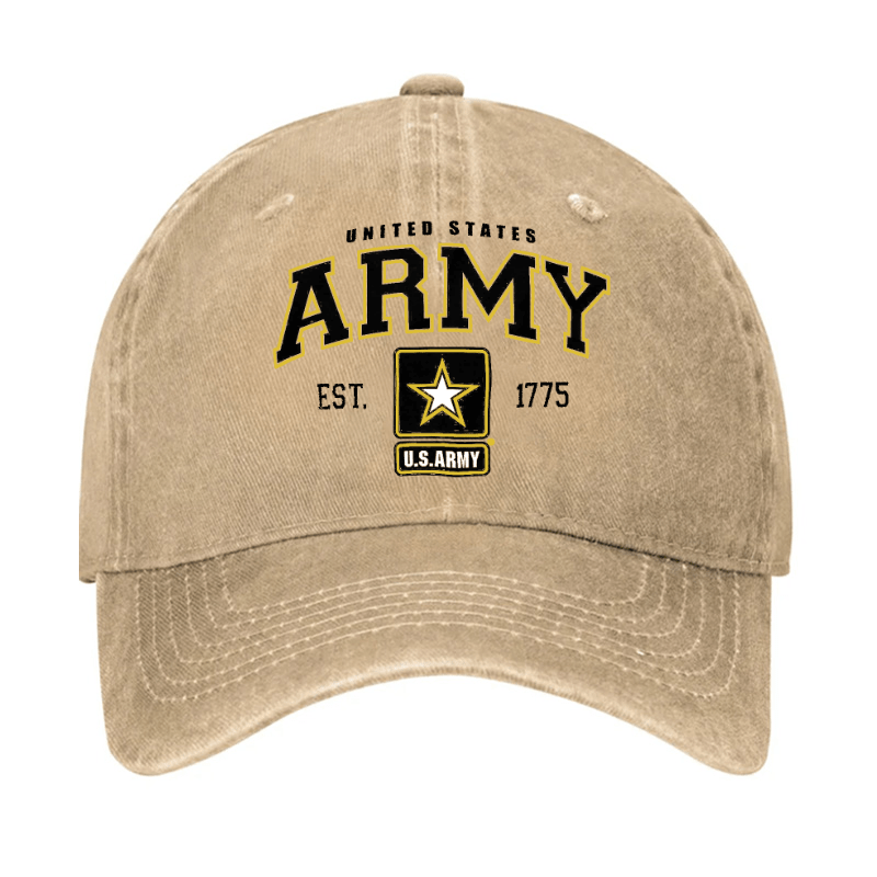 US Army Veteran Pride Military United States Graphic Cap (Free Customization)