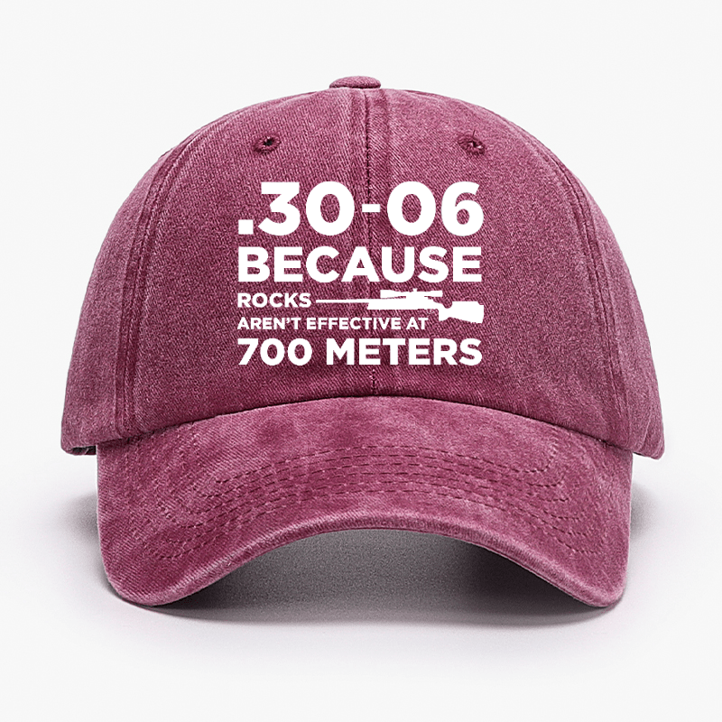 Maturelion Custom Cap 30-06 Because Rocks Aren't Effective At 700 Meters Cap