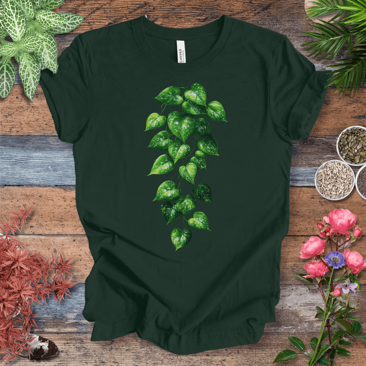 Cascading Ivy Leaf T-Shirt