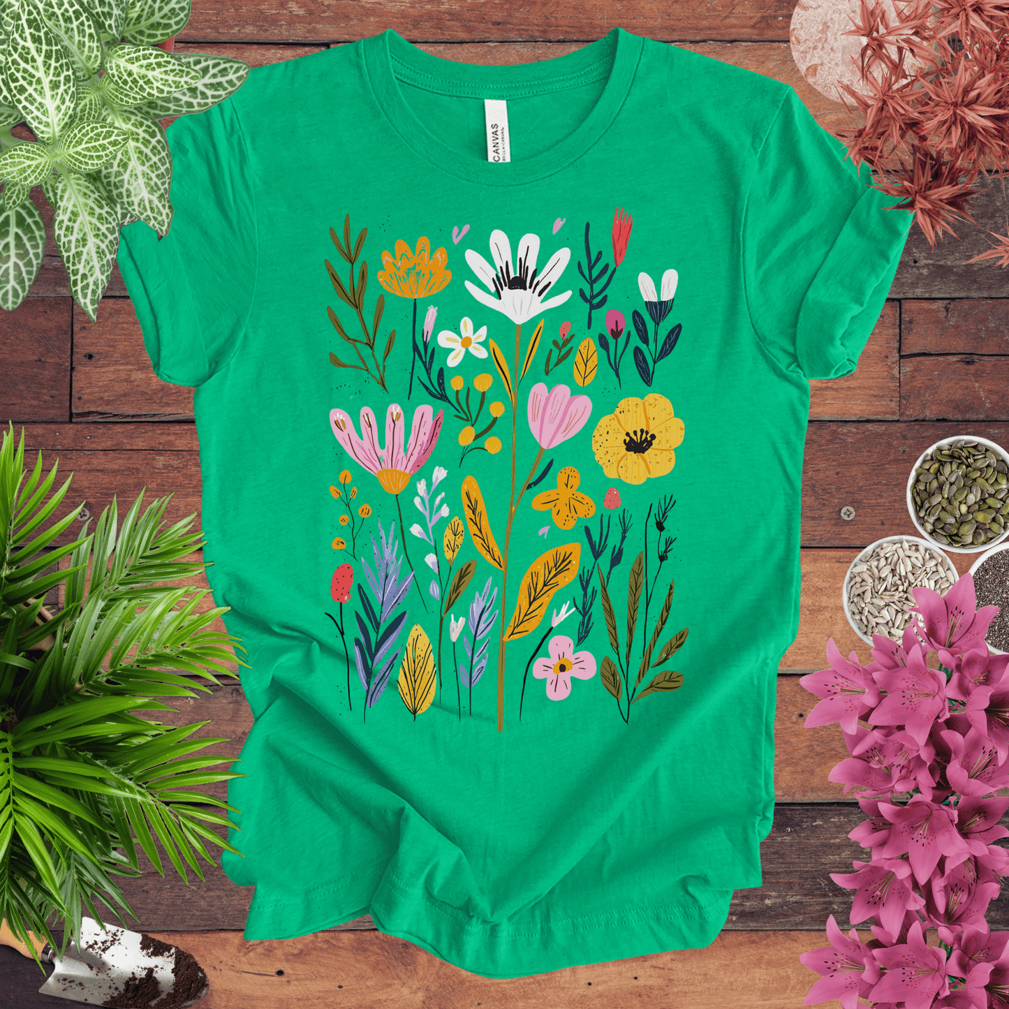 Whimsical Floral Bouquet T-Shirt