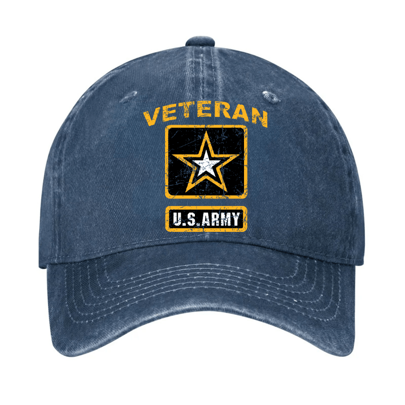 US Army Veteran Cap (Free Customization)