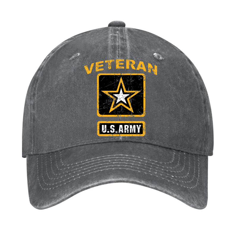 US Army Veteran Cap (Free Customization)