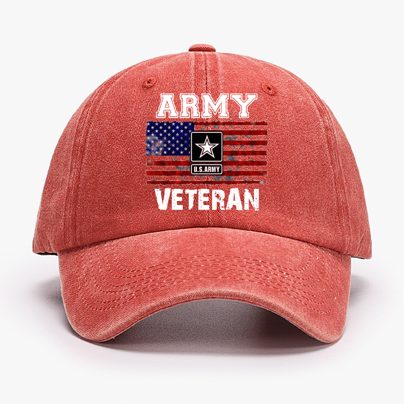 Army U.S.Army Veteran Cap (Free Customization)