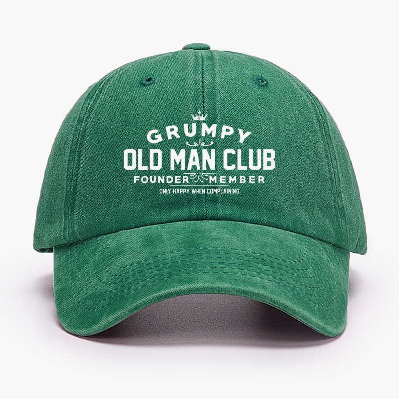 Grumpy Old Man Club Cap (Free Customization)